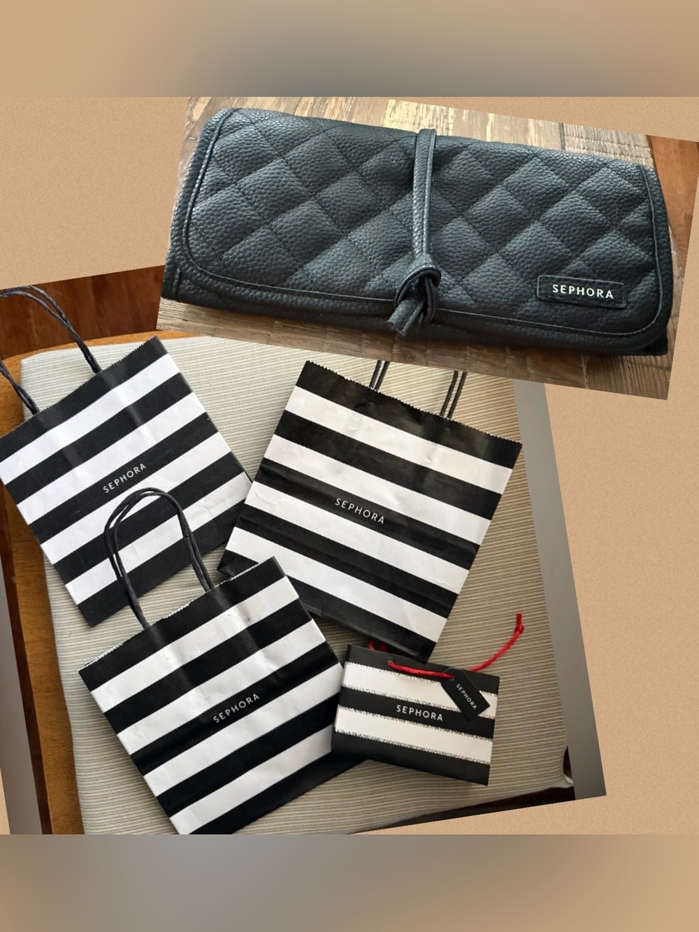 Sephora make up tools storage gift, card holder & gift bags